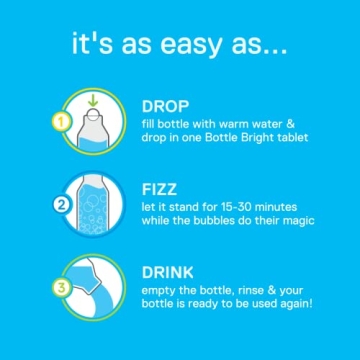 Bottle Bright Cleaning Tablets for Instant Clean | 36 Count