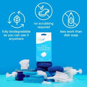 Bottle Bright Cleaning Tablets for Instant Clean | 36 Count