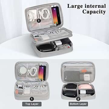 Compact FYY Cable Organizer Bag for All Devices