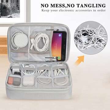 Compact FYY Cable Organizer Bag for All Devices
