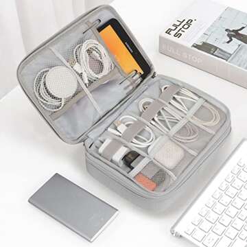 Compact FYY Cable Organizer Bag for All Devices