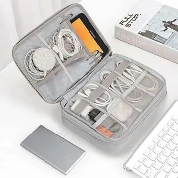 Compact FYY Cable Organizer Bag for All Devices