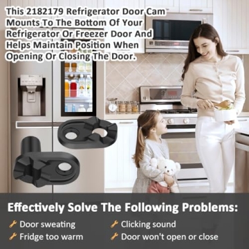 Refrigerator Door Closer Cam Kit for Whirlpool