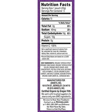 Annie's Homegrown Berry Patch Organic Bunny Fruit Snacks - 12 Pouches