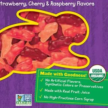 Annie's Berry Patch Organic Fruit Snacks, 12 Pouches