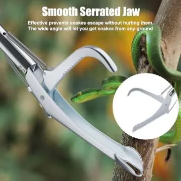 GYORGKSHI 47" Heavy Duty Snake Tongs for Safe Handling