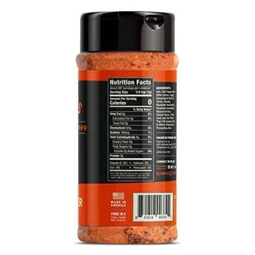 Kosmos Q Cow Cover HOT BBQ Rub | Savory & Spicy Blend | Great on Brisket, Steak, Ribs & Burgers | Be...