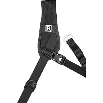 Black Rapid Curve Breathe Classic Strap, Black, One Size