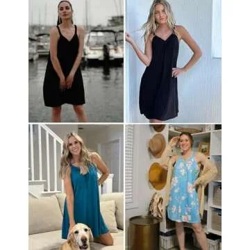 Ekouaer Women's Elegant Nightgown for Everyday Comfort