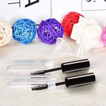 10Pcs DIY Mascara Tube Kit for Castor Oil & Makeup