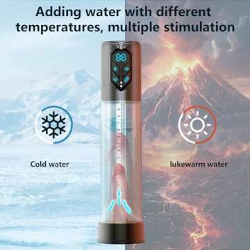 Automatic Male Masturbator Vacuum Pump with Suction Modes