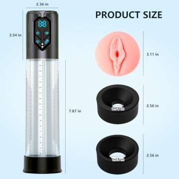 Automatic Male Masturbator Vacuum Pump with Suction Modes