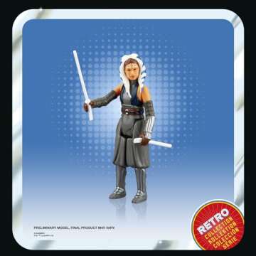 STAR WARS Retro Collection Ahsoka Tano, Ahsoka 3.75-Inch Collectible Action Figures, Ages 4 and Up