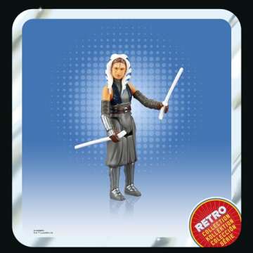 STAR WARS Retro Collection Ahsoka Tano, Ahsoka 3.75-Inch Collectible Action Figures, Ages 4 and Up
