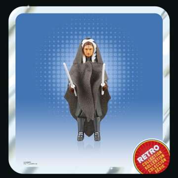 STAR WARS Retro Collection Ahsoka Tano, Ahsoka 3.75-Inch Collectible Action Figures, Ages 4 and Up