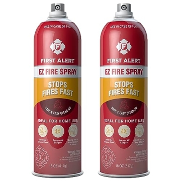 First Alert EZ Fire Spray: Compact, Powerful Fire Extinguisher for Any Emergency