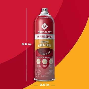First Alert EZ Fire Spray Portable Fire Extinguisher Pack