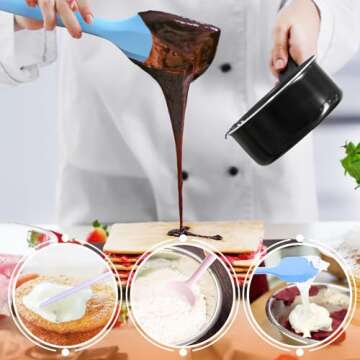 Moiunbead Silicone Spatula Set for Enthusiastic Cooking Lovers