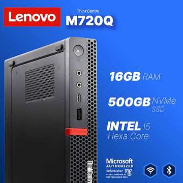 Lenovo M720Q Mini PC | Compact Power for Home & Office