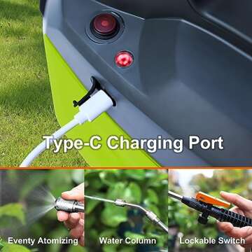 HIFAY ES4 Electric Sprayer with Rechargeable Battery