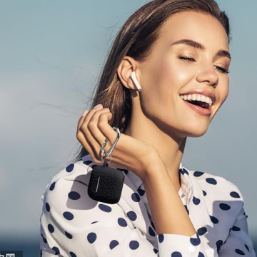 DGege Leopard Engraved AirPods 4 Case for Women