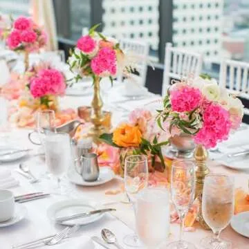 Yunsailing 100 Pcs Artificial Hydrangea Flowers Hydrangea Flower Heads with Stems Silk Faux Hydrangea Flowers for Wedding Centerpiece Fake Bouquet Home Indoor Garden Party Decoration (Rose Red)