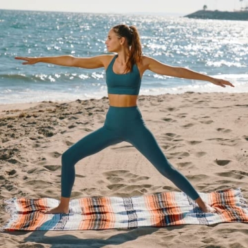 Benevolence LA Handwoven Mexican Blanket for Outdoor Comfort