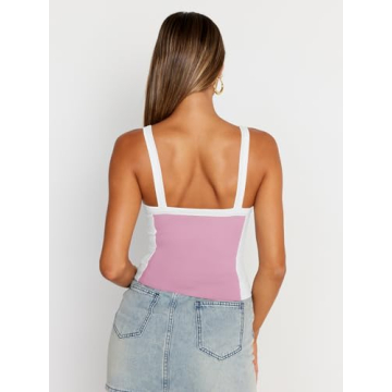 Trendy Queen Women's Pink Camisole for Summer 2024
