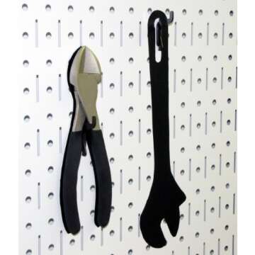 Wall Control 30-P-3232W White Metal Pegboard Pack