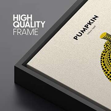 Stunning SIGNLEADER Kusama Canvas Print for Home Decor