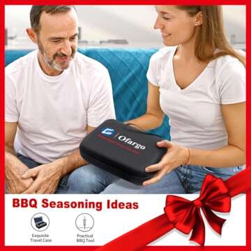 Ofargo 304-Stainless Steel Meat Injector Syringe with 4 Marinade Needles and Travel Case for BBQ Gri...