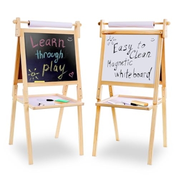 Kraftic Deluxe Standing Art Easel for Kids
