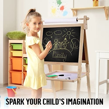 Kraftic Deluxe Standing Art Easel for Kids