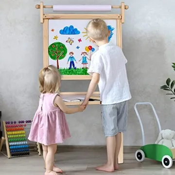 Kraftic Deluxe Standing Art Easel for Kids