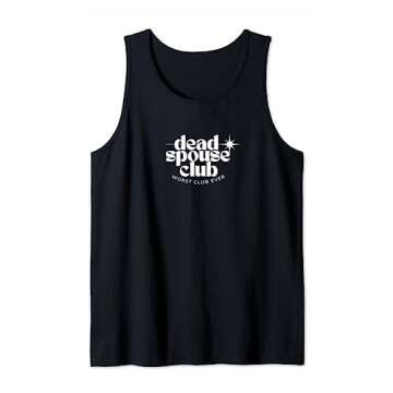 Dead Spouse Club Summer 2023 White Tank Top – Fun & Durable