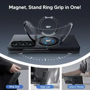 Durable WSKEN Z Fold 7 Case with Magnetic Stand