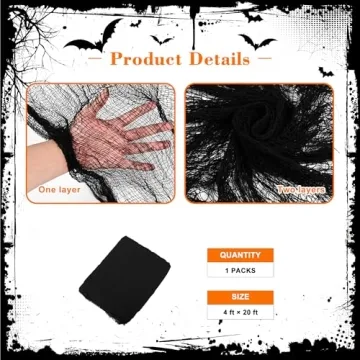AHEONLAR Halloween Creepy Cloth Gauze for Haunted Houses