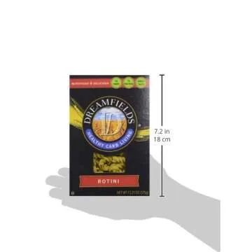 Dreamfields Healthy Carb Living Rotini Pasta, 13.25 Ounce