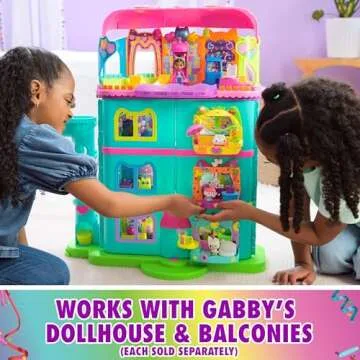 Gabby's Dollhouse Party Room Playset for Kids Ages 3+