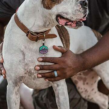 QALO Silicone Pet ID Tags: Personalized & Durable