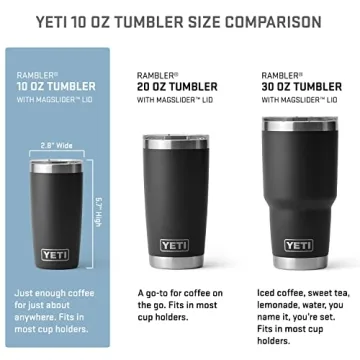 YETI Rambler 10 oz Tumbler, Stainless Steel with Lid