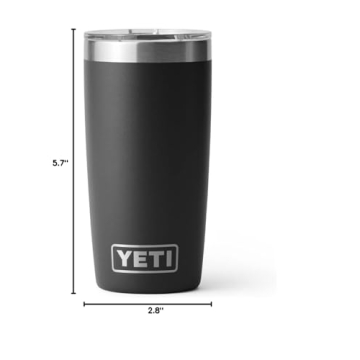 YETI Rambler 10 oz Tumbler, Stainless Steel with Lid