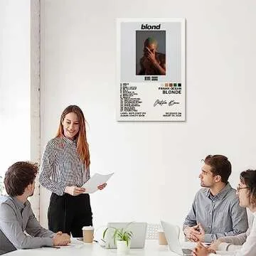 EASSL Frank Poster Ocean Blonde Album Cover Posters Poster Canvas Wall Art Posters Bedroom Painting 12x18inch(30x45cm)