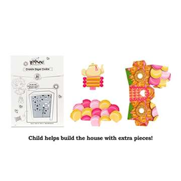 Lalaloopsy Doll- Crumbs Sugar Cookie & Pet Mouse, 13" Baker Doll with Pink Hair, Pink and Yellow Outfit & Accessories, Reusable House Playset- Gifts for Kids, Toys for Girls Ages 3 4 5+ to 103