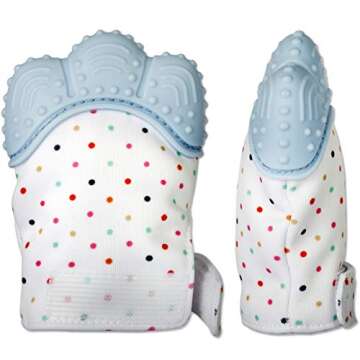 Teething Mittens & Baby Food Feeder Set for Safe Feeding