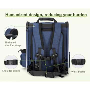 Pecute Pet Carrier Backpack for Small Dogs Cats