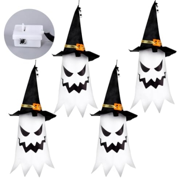 Outdoor Halloween Decorations - Ghosts & Lights