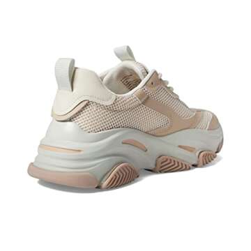 Steve Madden Women's Possession Sneaker, Tan Multi, 6