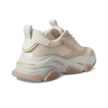 Steve Madden Women's Possession Sneaker, Tan Multi, 6