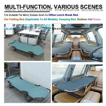 Comfortable EKENYSLEN Travel Bed for Cars and Camping